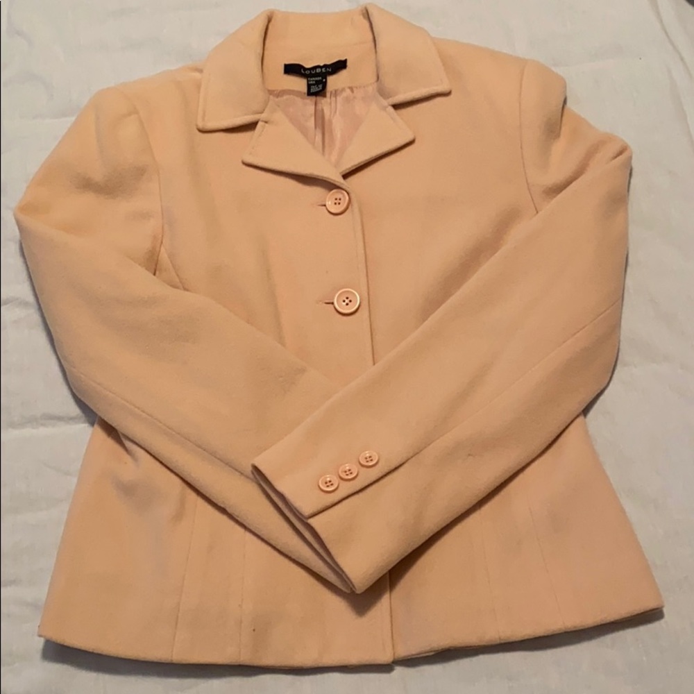 Louben | Pink 4-Button Blazer